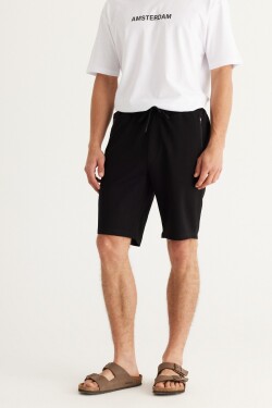 AC&Co Altınyıldız Classics Standard Fit Regular Fit Cotton Pocket Stretchy Knitted Shorts
