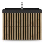 Koupelnová skříňka s umyvadlem SAT Delano 80x46 cm dub mat DELANO80ZDCUMB DELANO80ZDCUMB