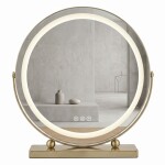 REA - Zrcadlo LED MAKE-UP L.Gold 50 cm HOM-01810