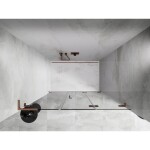 MEXEN/S - Lunar-F L skládací sprchové dveře pravé 150, transparent, měď kartáčovaná 836SL-150-050-65-00-P