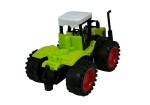 Mamido Traktor se třemi přívěsy sklízení sena zelený