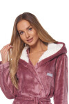 Dámský župan 2125 Ole pink - L&L starorůžová XL