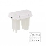 KLUDI - CleanTronic Elektronický bidet s keramikou a dálkovým ovládáním, Rimless, Spiralflush, lesklá bílá 16WCW0143
