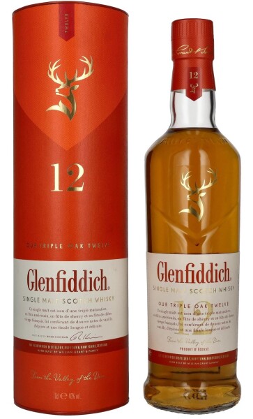 GLENFIDDICH TRIPLE OAK 12y 40% 0,7 l (tuba)