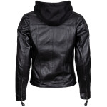 Dámská Kožená Bunda MC Collection LH3 AllBlack Brixton Černá Velikost: 5XL