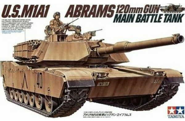 Tamiya 35156 M1A1 Abrams 120mm 1:35