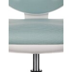 Dětská židle, výškově nastavitelná, modrá síťovina, KA-C806 BLUE