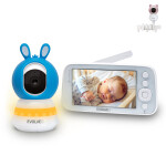 EVOLVEO Baby Monitor N5 - Set videochůvičky s 360° dohledem, obousměrnou komunikací a ukolébavkami, modrá