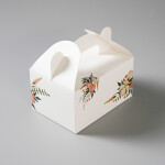 Výslužková krabice s rukojetí Pink 13x9x7cm