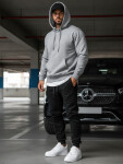 Pánské černé tepláky FashionStreet UX2395 M