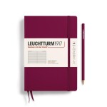 Leuchtturm1917 Zápisník Port Red Medium A5 linkovaný