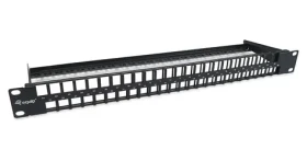 Equip / Patch panel / 48 portů / Keystone Cat.6 / UTP / 1U / 19" (769258)