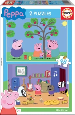 EDUCA Puzzle Prasátko Peppa