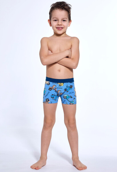 Dětské boxerky Cornette Boy 701/148 Scooter 98-128 modrá 86-92