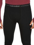 Pánské merino spodky ICEBREAKER Mens 300 MerinoFine Polar Leggings, Black velikost: XXL