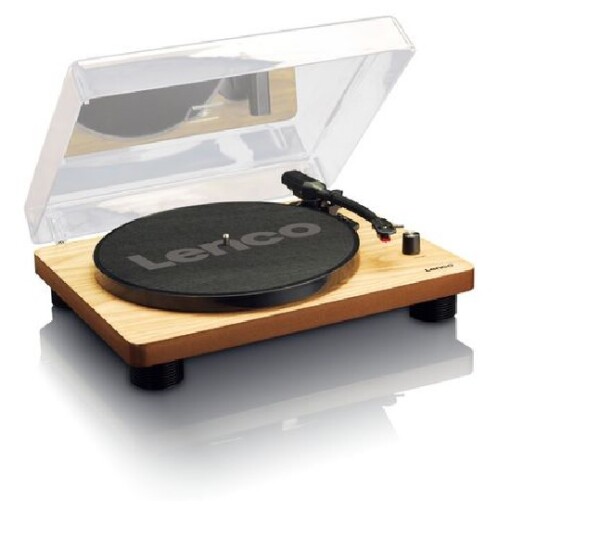 Lenco LS-50 hnědá / Gramofon / 33 45 78 RPM / USB-A / předzesilovač / repro (LS-50WD)