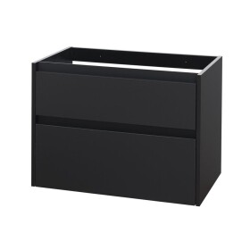 Mereo Opto, koupelnová skříňka 80 cm, černá CN941SN