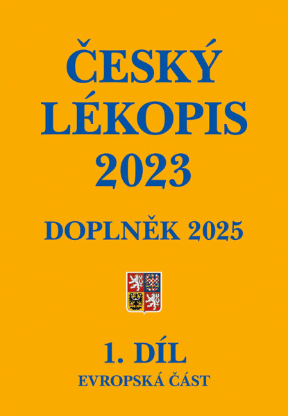 Český lékopis 2023 - Doplněk 2025 - zdravotnictví ČR Ministerstvo