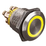 C & K Switches U811J85W3GE223 tlačítko 120 V, 28 V/DC 1 A 1x zap/(zap) červená (š x v) 15.24 mm x 12.70 mm 1 ks Bulk