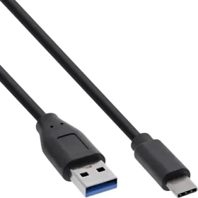 InLine USB-C - USB-A 0,5 m černá / Kabel / USB 3.2 Gen 2 / 10 Gbps (35716)