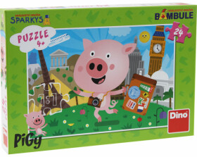 Puzzle Prasátko Pigy 24 dílků - EPEE
