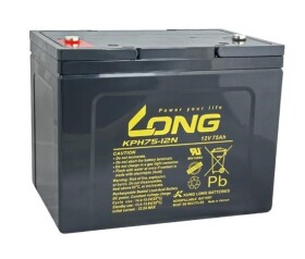 LONG baterie 12V 75Ah M6 HighRate LongLife 12 let (KPH75-12N) EDF_1100330