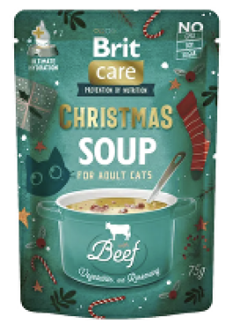 Brit Care Cat Christmas Beef Soup 75g