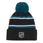 Outerstuff Dětská zimní čepice San Jose Sharks NHL 3Rd Jersey Jacquard Cuff Pom