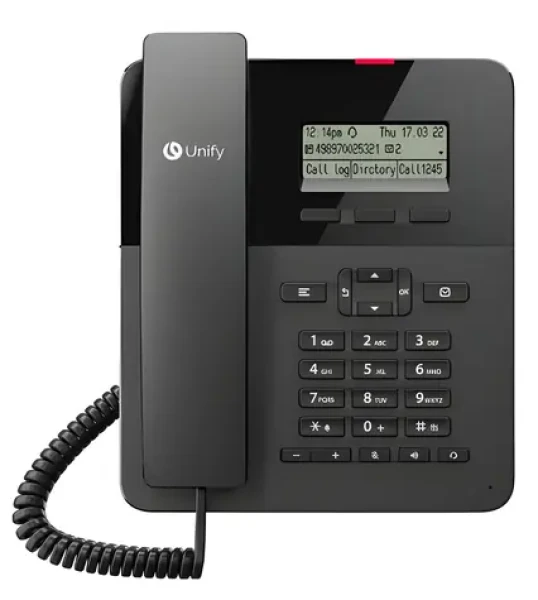 Unify OpenScape Desk Phone CP110 G2 černá / Telefon / analogový / handsfree / displej (L30250-F600-C580)