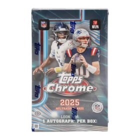 2025 Topps Chrome Football Hobby box - karty NFL