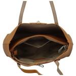 Módní dámský set koženkových kabelek Coveri Elisha, žlutý