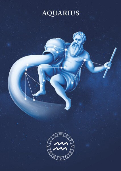 Pohlednice 3D Vodnář