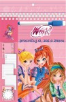 Winx Club - Stíratelné listy A5 s popisovačem – Procvičuj si, zas a znovu