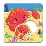 Mudpuppy Match-Up Puzzle - Mláďata z oceánu (12 dílků)