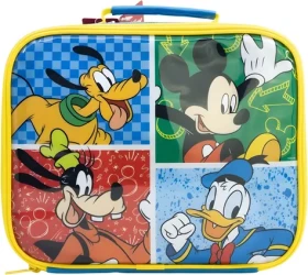 STOR Termo taška na svačinu Mickey Mouse / Taška na svačinu / Izolační materiál / Kovový zip (81153)