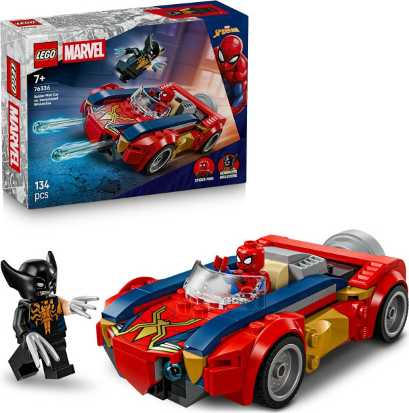 LEGO® | Marvel 76336 Spider-Man a auto vs. venomizovaný Wolverine - LEGO® Marvel Super Heroes
