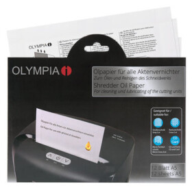 Olympia Skartovací olejový papír / 240 x 170 x 40 mm / 12 listů (4030152091300)
