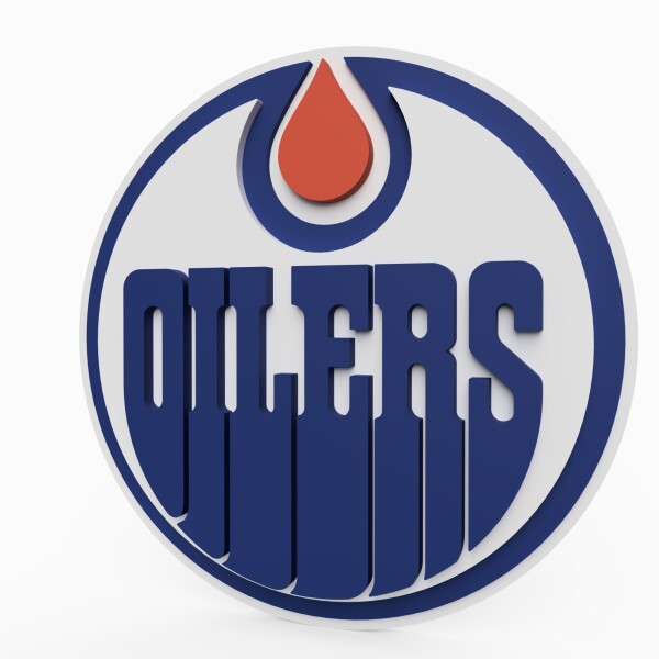Cedule Edmonton Oilers NHL 3D Foam Logo
