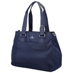 Stylová dámská nylonová kabelka do ruky Elke, tmavě modrá