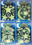 Svítící nalepovací dekorace noční obloha - 4 druhy - Sparkys