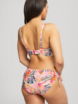 Swimwear Paradise Bandeau Bikini pink tropical SW1633 80H