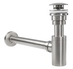 REA - Sifon click-clack BRUSH NICKLE INOX REA-A4400