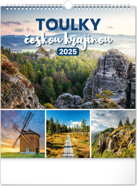 Nástěnný kalendář 2025 Toulky českou krajinou,