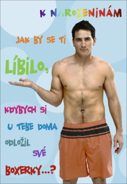 Přání M - Chlap s boxerkama - Albi