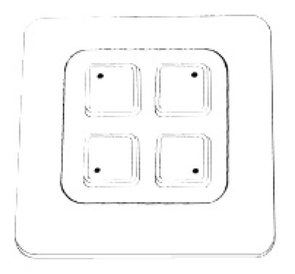 Cariitti Easy PB Coupler, rozbočovač pro spínače C1532224L