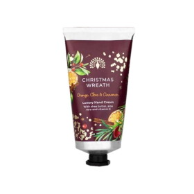The English Soap Company Krém na ruce Christmas Wreath 75 ml, červená barva, kov