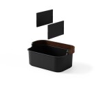 Stohovatelný organizér 28x18 cm Umbra BELLWOOD - černý/ořechový