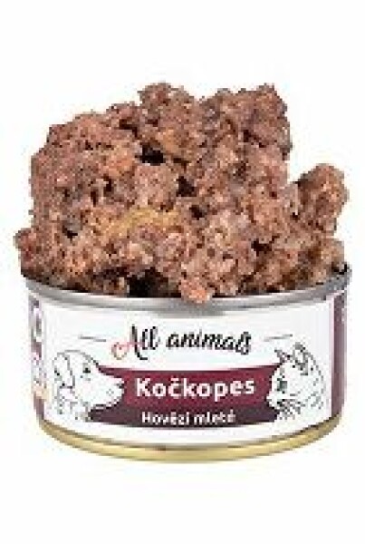 All Animals kočkopes Hovězí mleté 100g