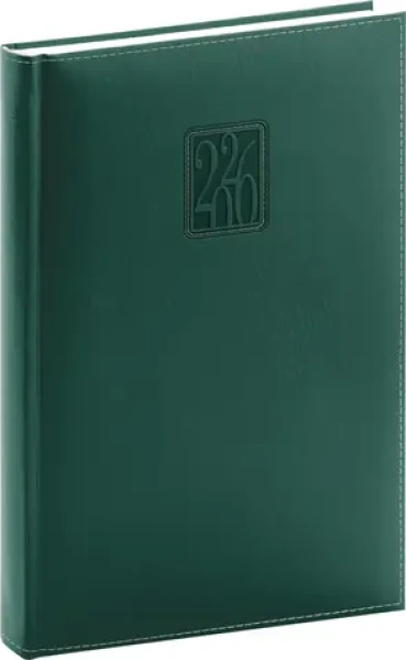 NOTIQUE Denní diář Panama 2026 zelený / 15 x 21 cm (PGD-DA5PA-6389)