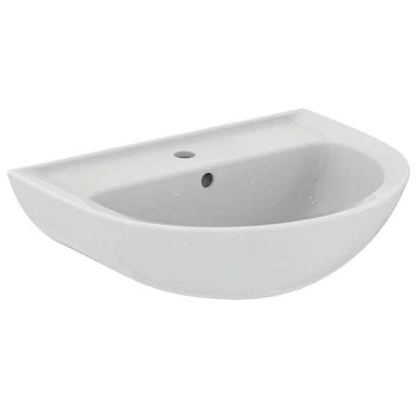 IDEAL STANDARD - Eurovit Umyvadlo 60x47x22 cm, s přepadem, otvor pro baterii, bílá V144001